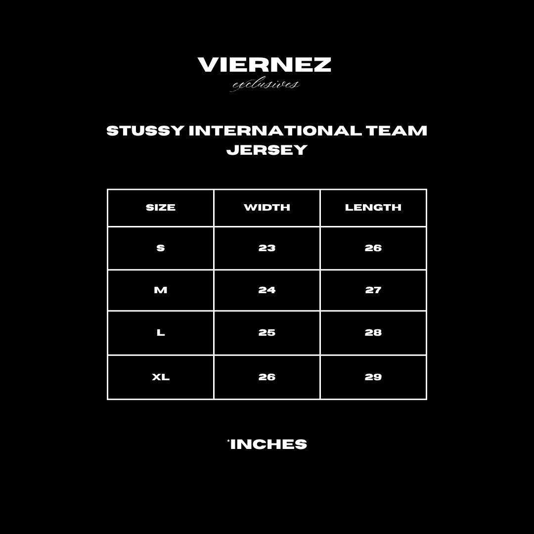 Stussy International Team Jersey - MEDIUM