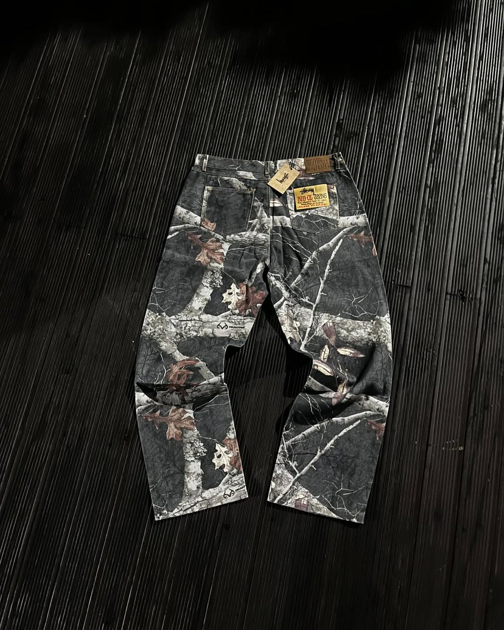 Stüssy work real tree in black