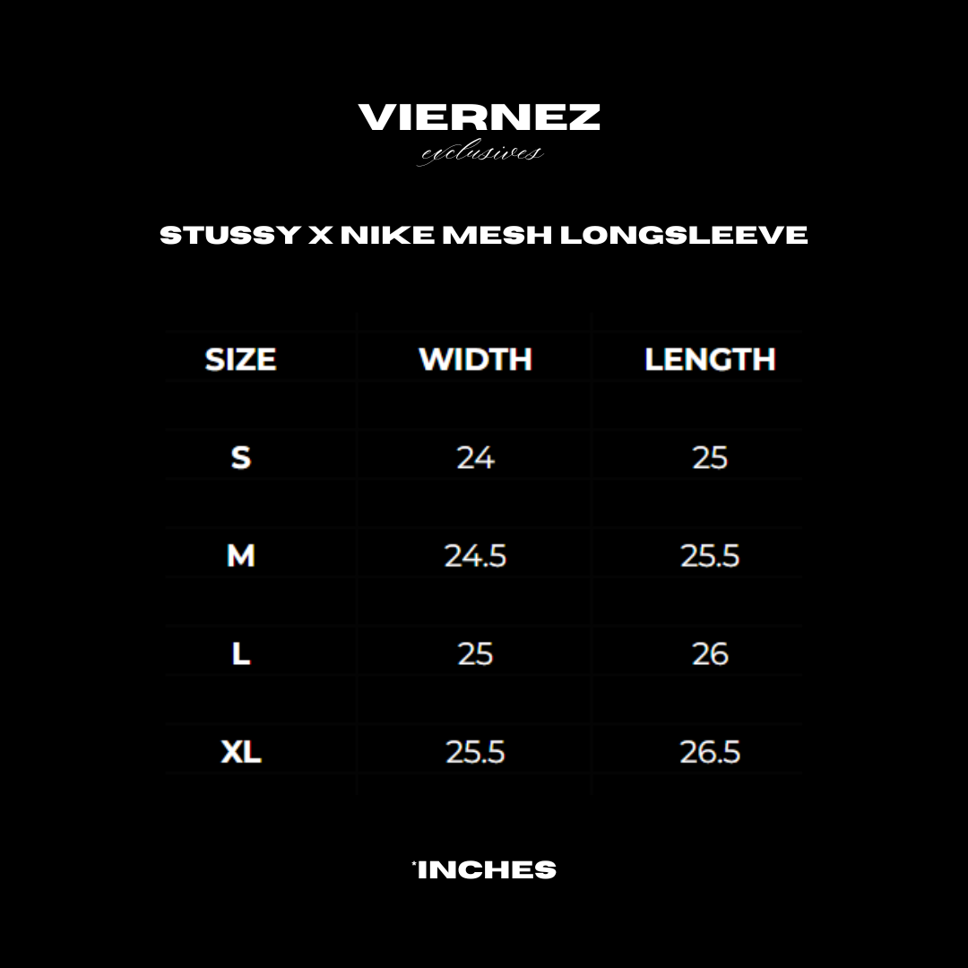 Stüșsy x nk mesh longsleeve