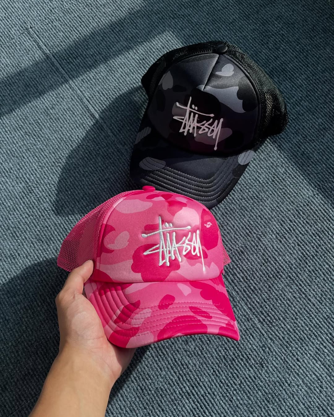 Stüśsy x Bäpe Trucker Cap