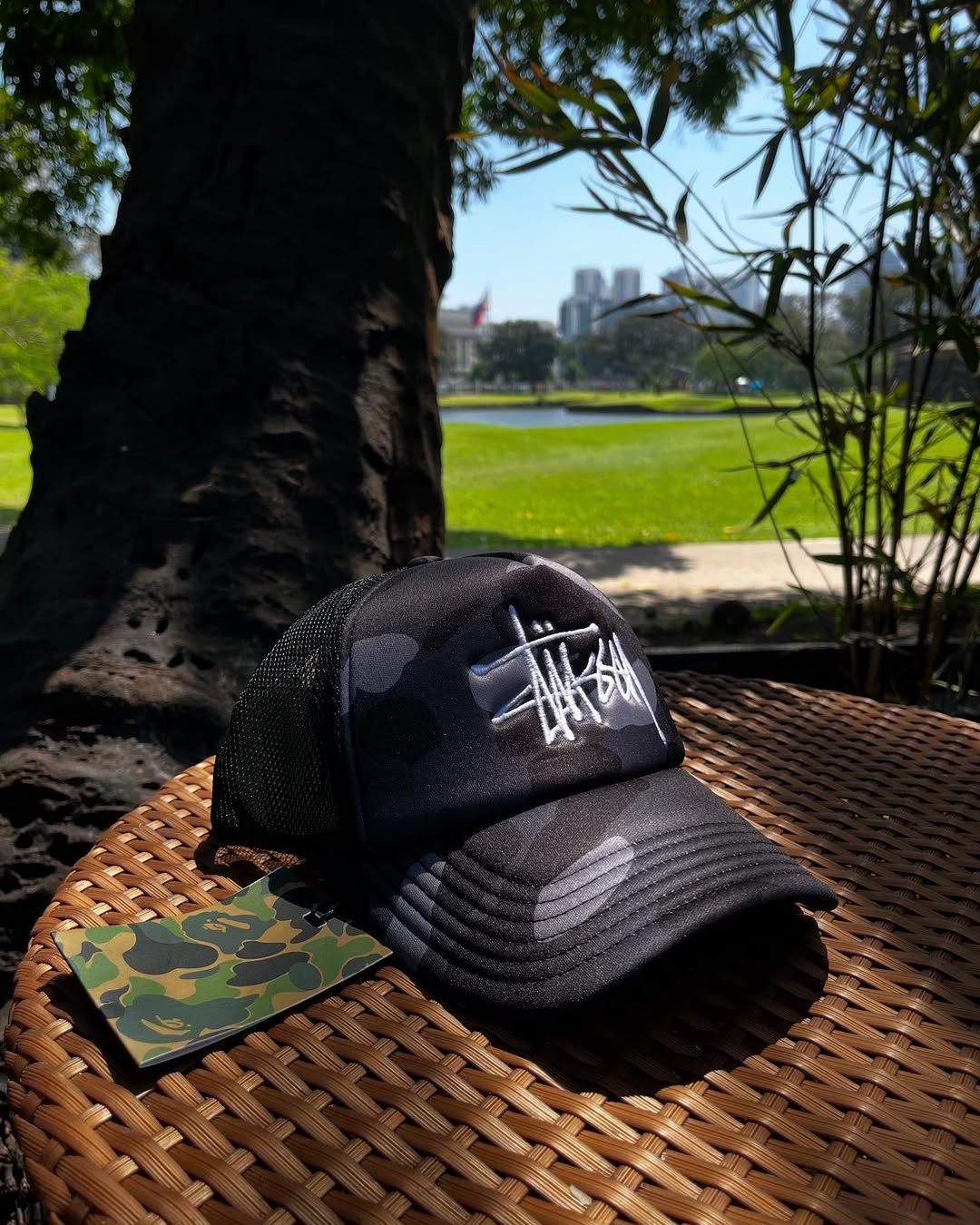 Stüśsy x Bäpe Trucker Cap