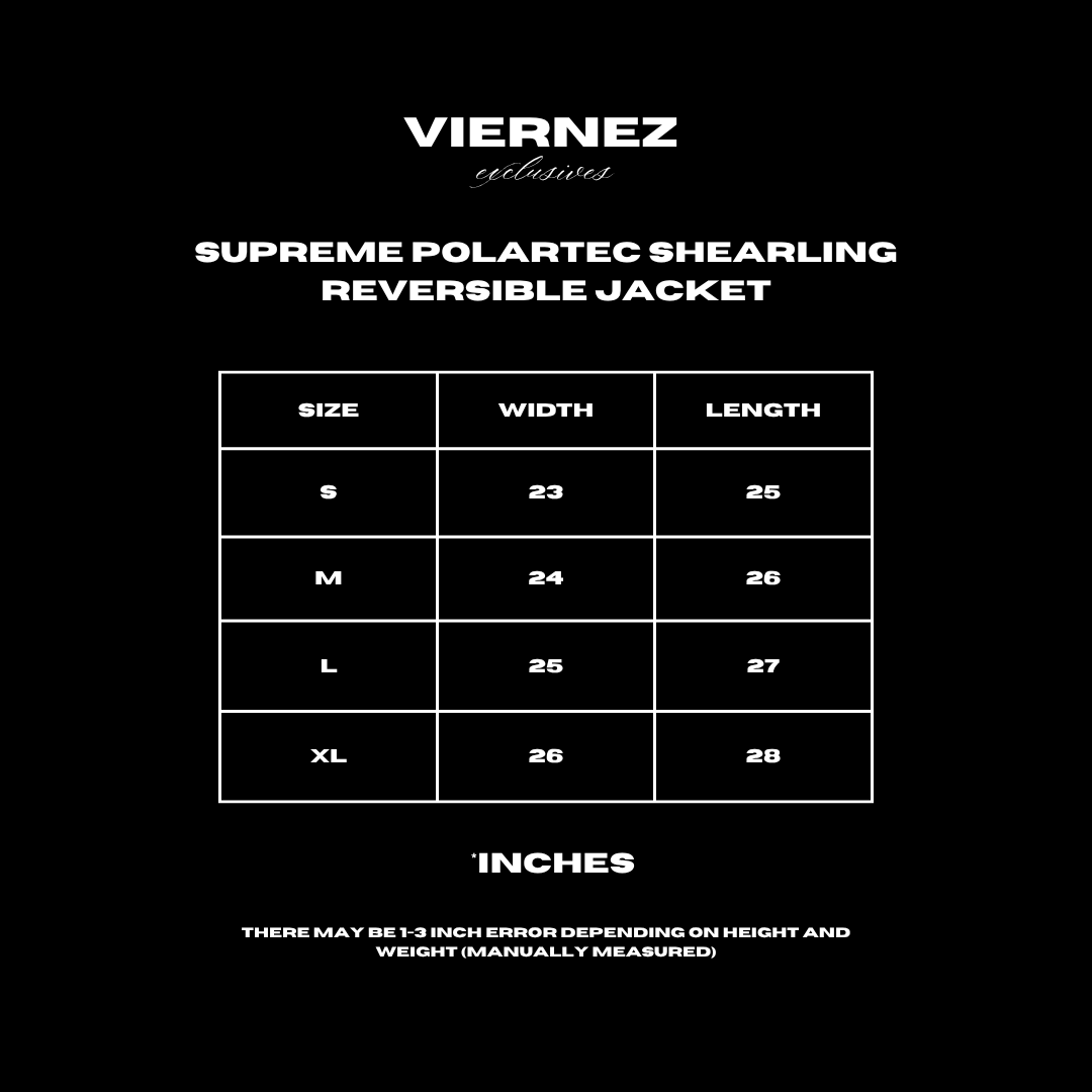 Supreme Polartec Shearling Reversible Jacket
