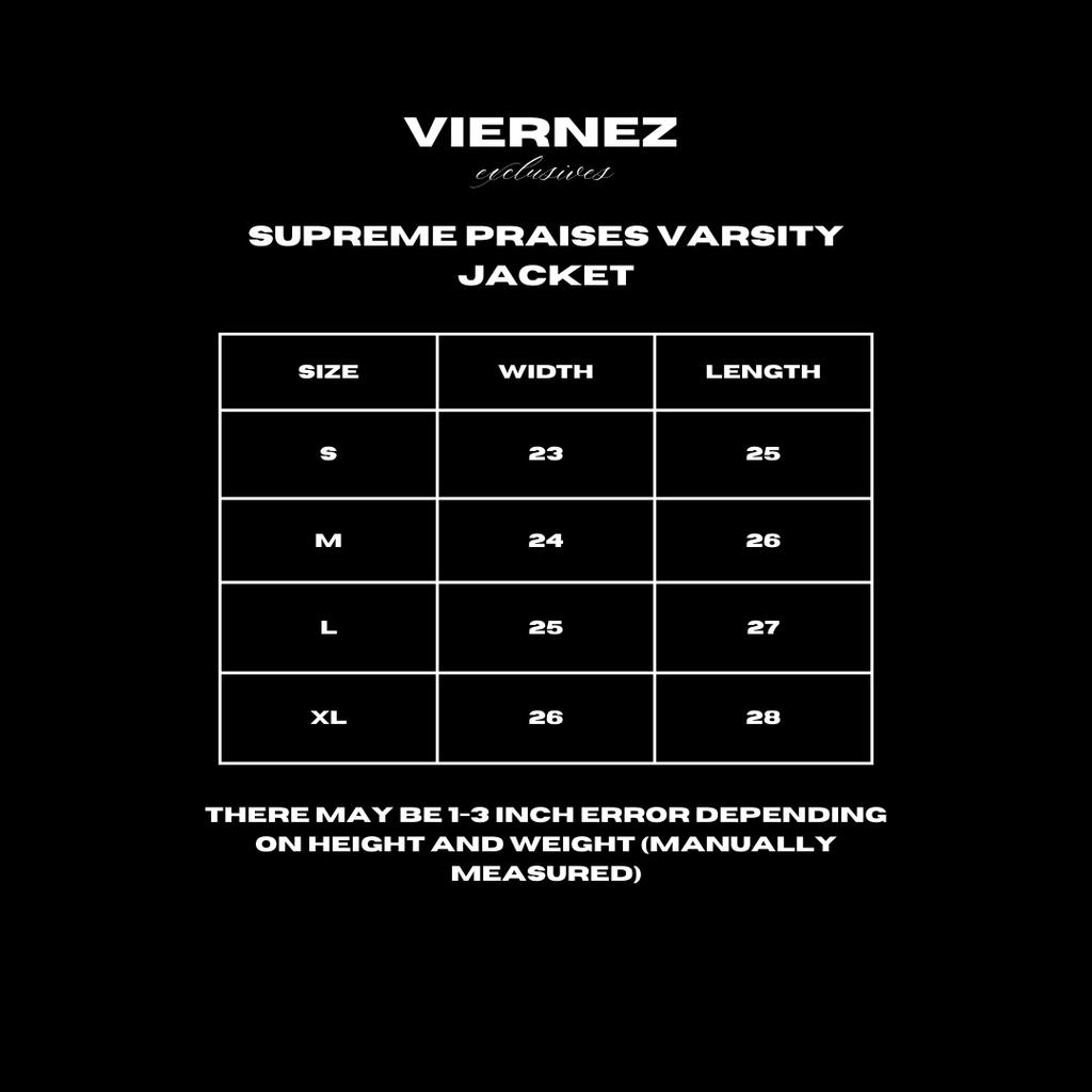 Supreme Praises Varsity Jacket