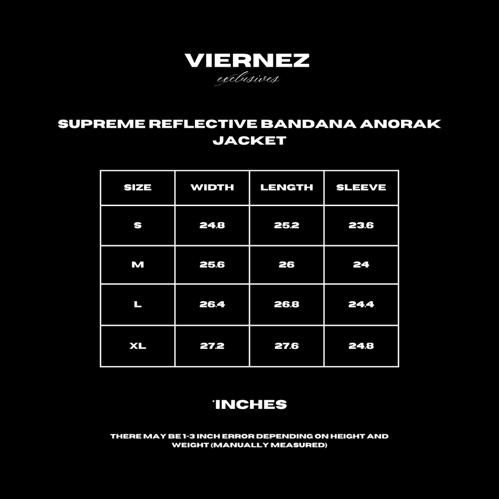 Supreme Reflective Bandana Anorak Jacket