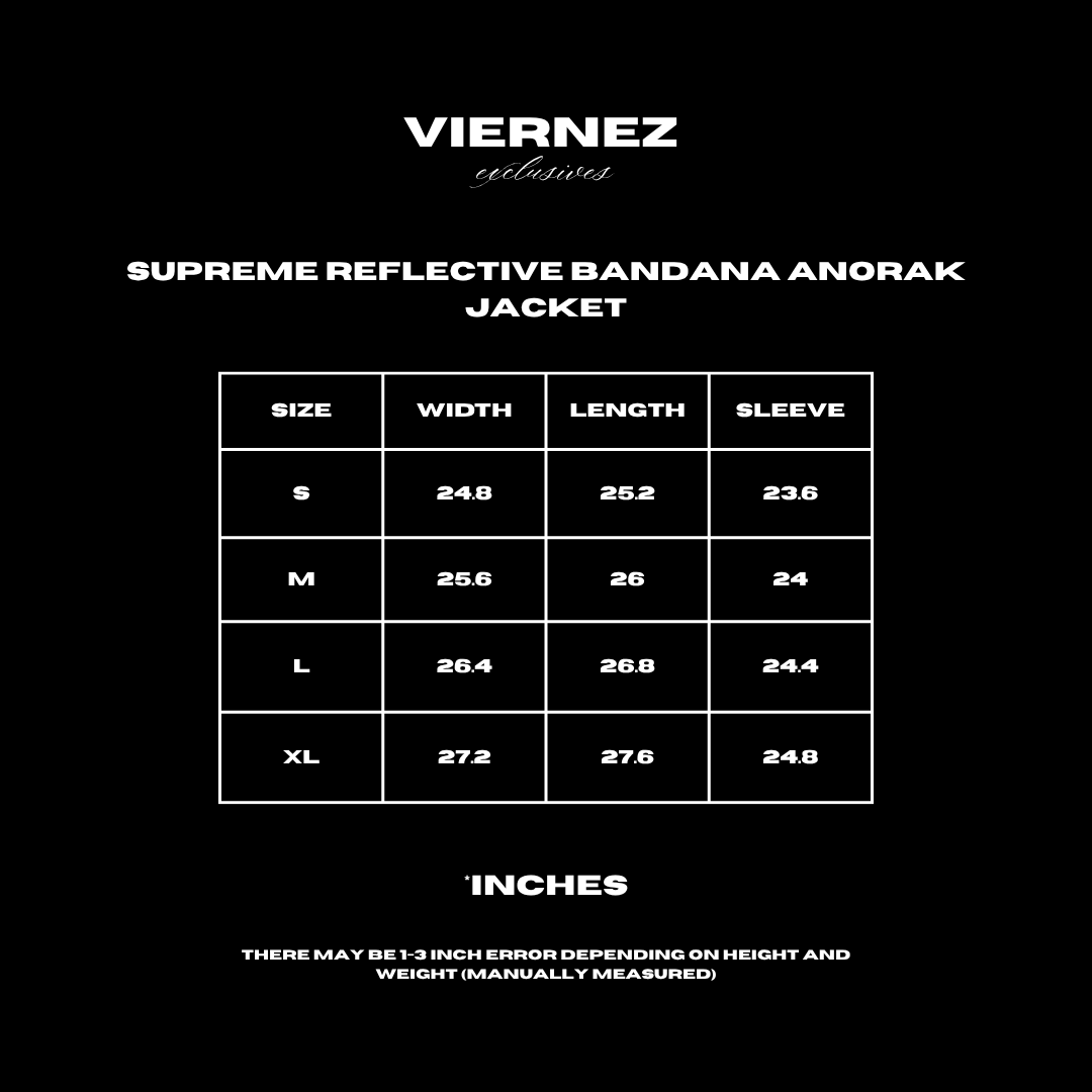 Supreme Reflective Bandana Anorak Jacket