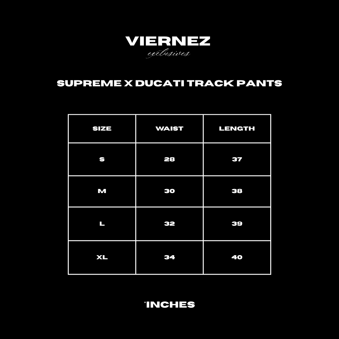 Supreme x Ducati Track Pants