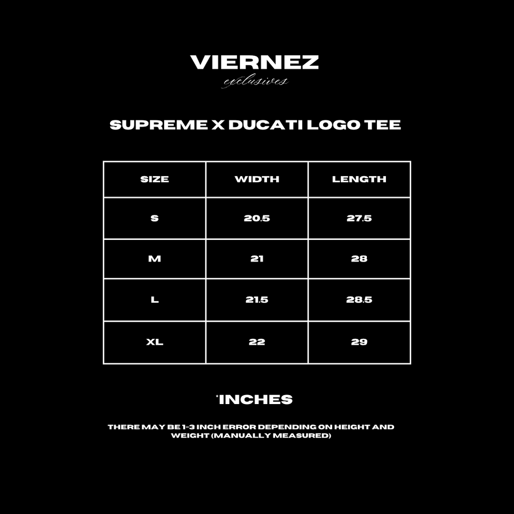 Supreme x Ducati Logo Tee