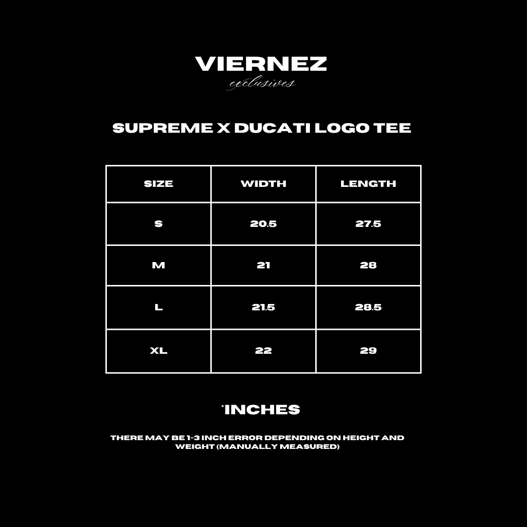 Supreme x Ducati Logo Tee