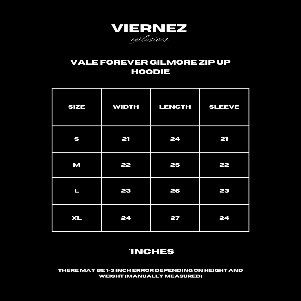 Vale Forever Gilmore Zip Up Hoodie