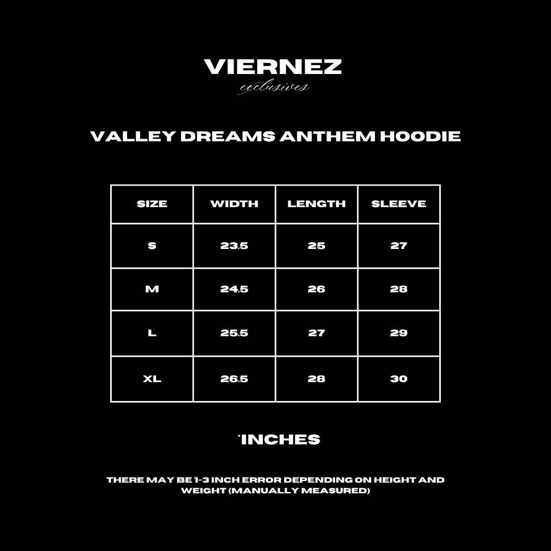 Valley Dreams Anthem Hoodie MEDIUM - ON HAND
