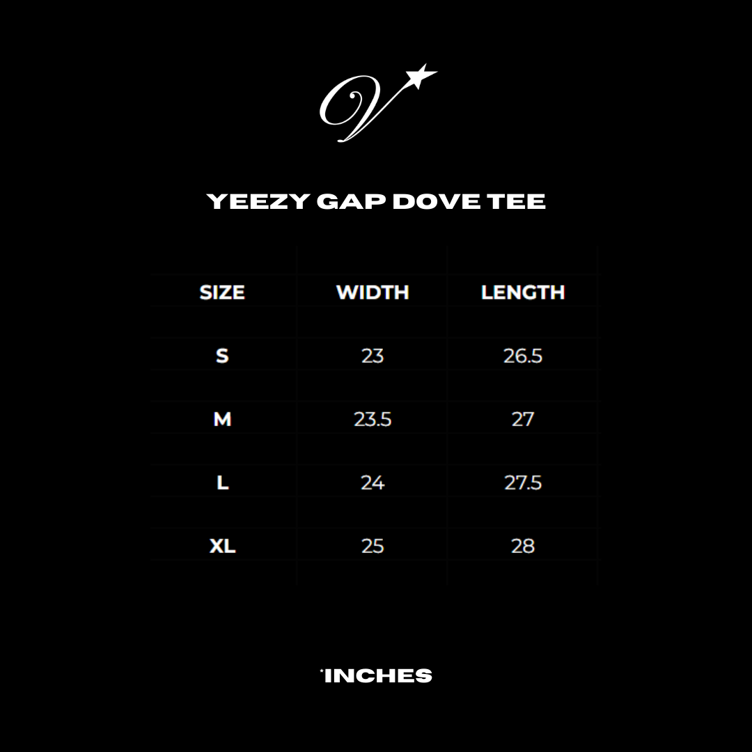 YZY Gap dove tee