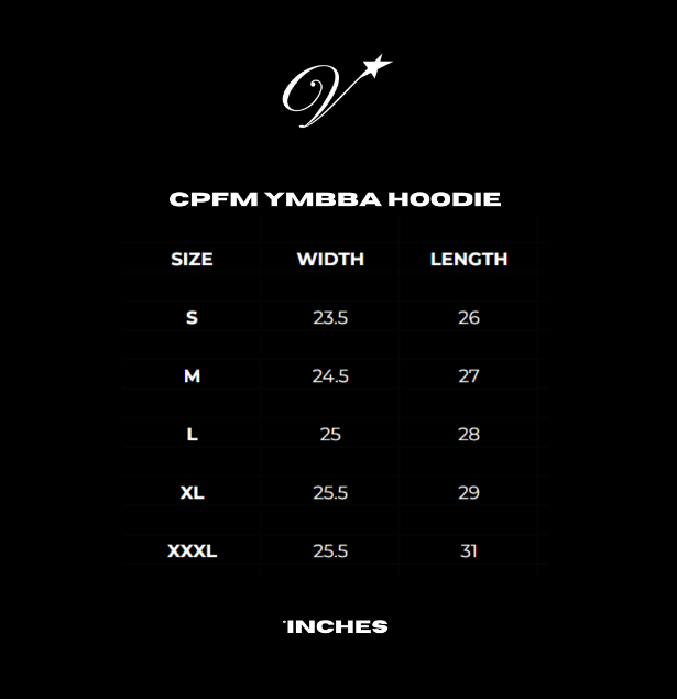 Exclusive CPFM YMBBA hoodie