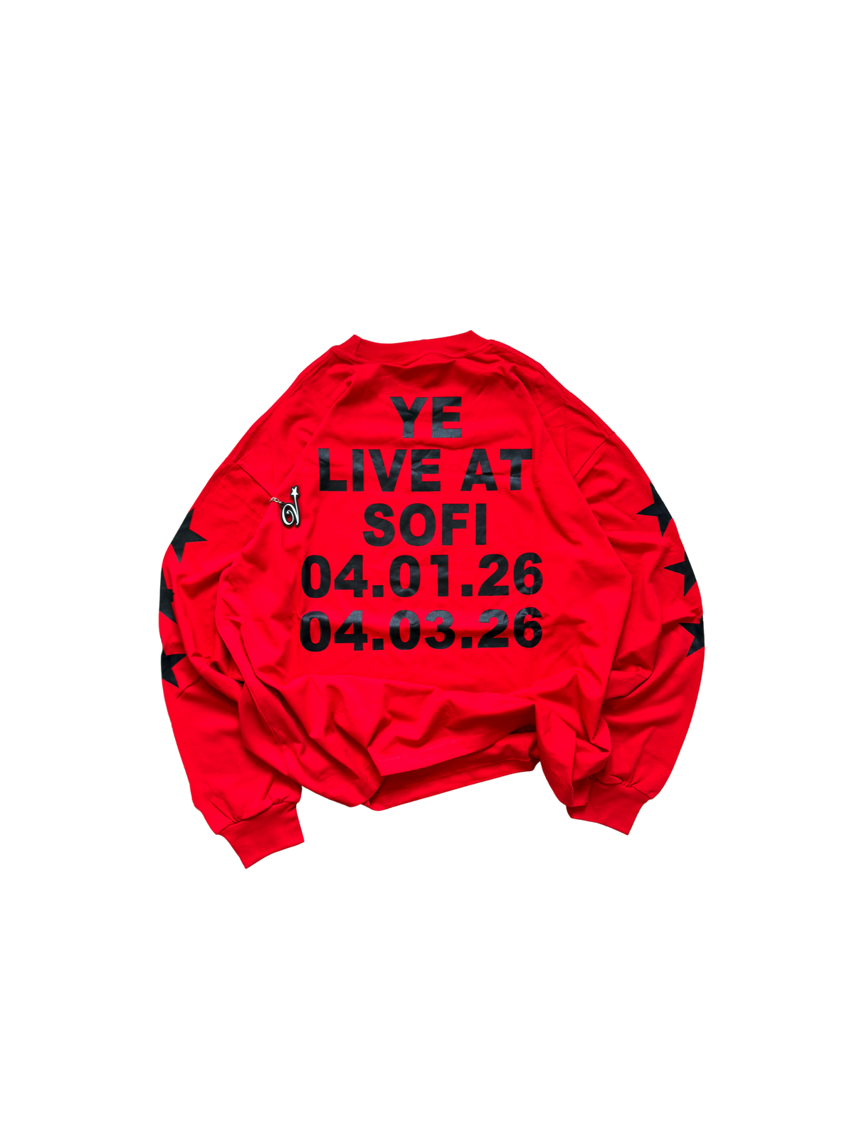 Kanye West Bully LS-03 Mask Longsleeve Red Medium - ON HAND