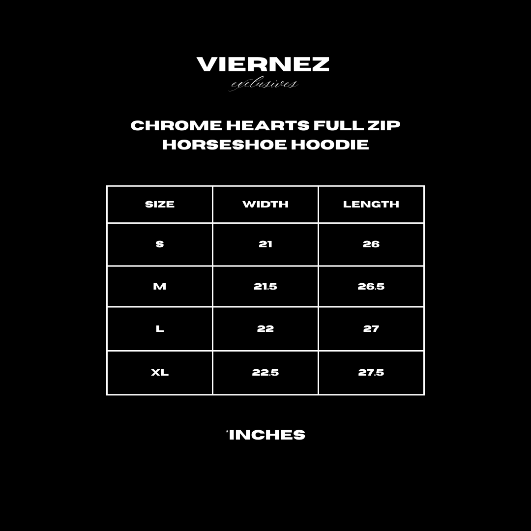 Chrome Hearts Horseshoe Zip hoodie