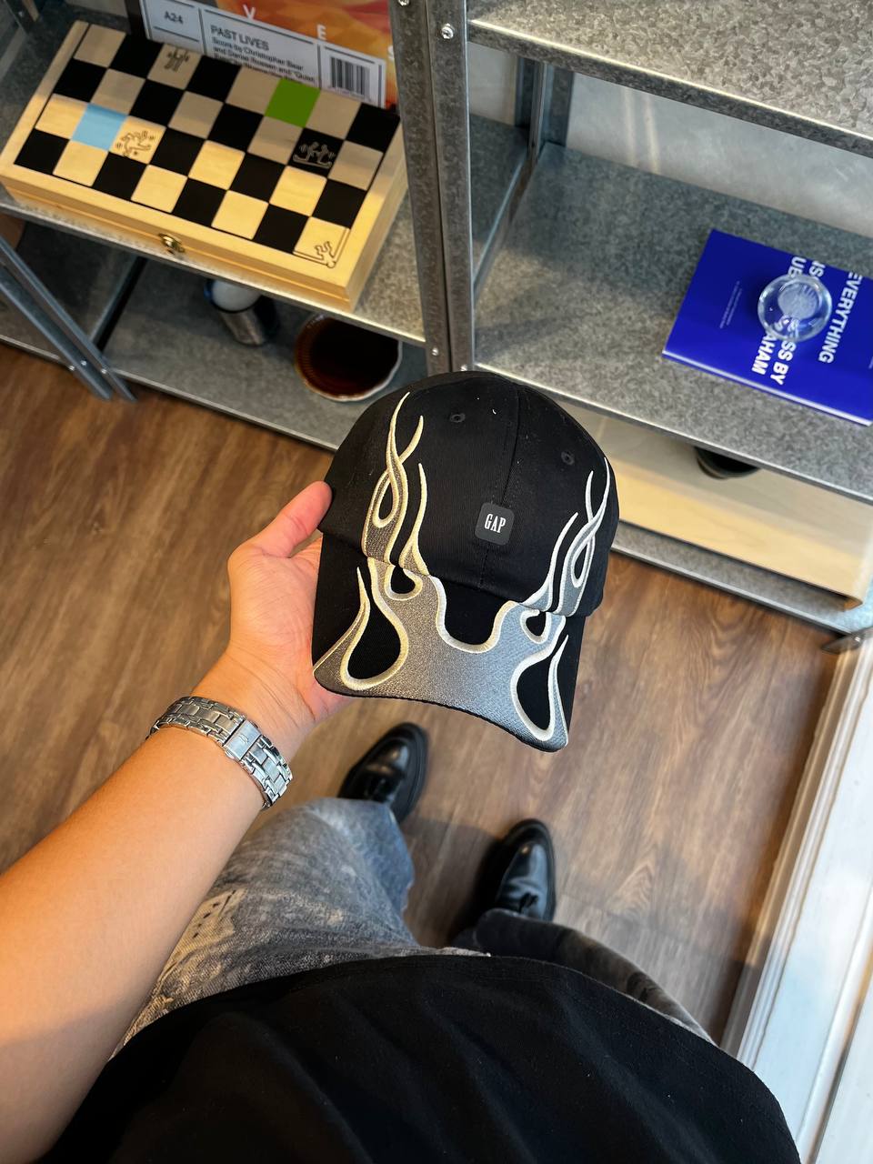 Yeezy gap flame cap