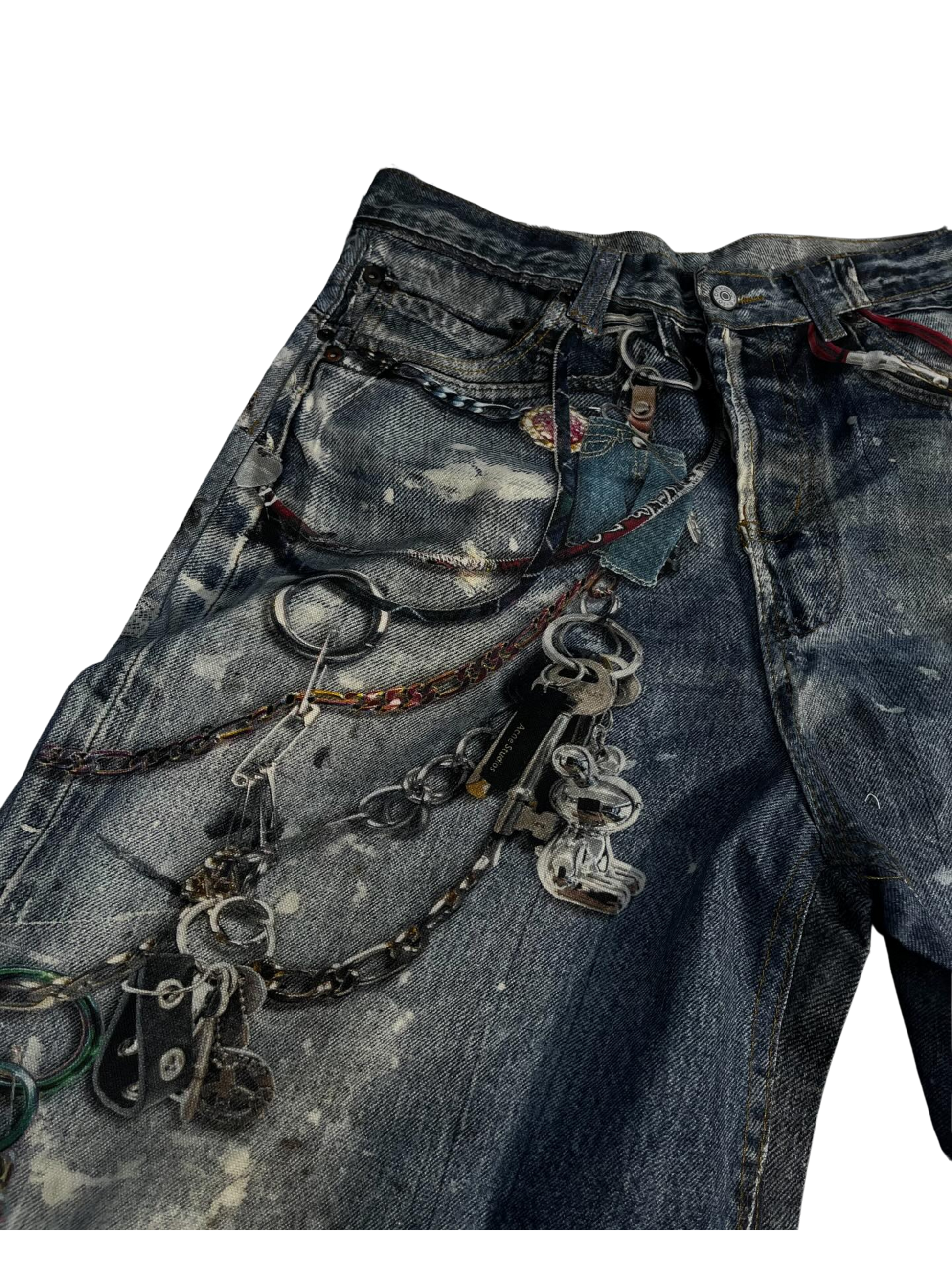 Acne Studios 1981 Trompe Denim Shorts
