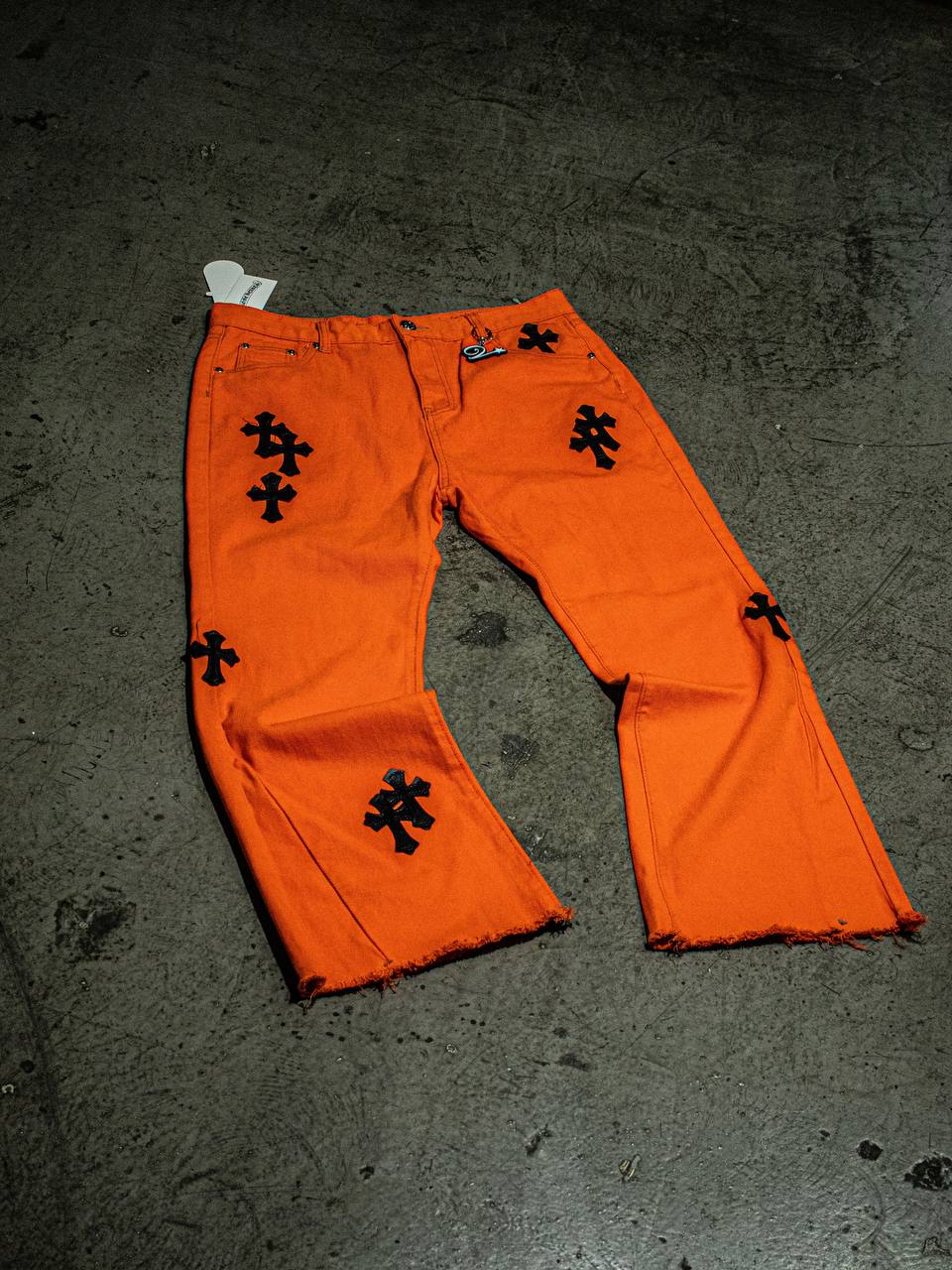 Chröme Hearts x O.W Flared Jeans