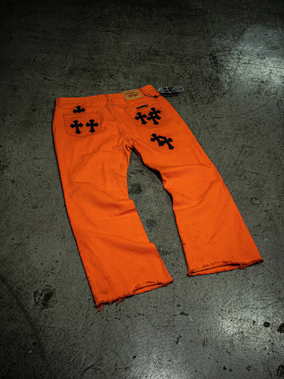 Chröme Hearts x O.W Flared Jeans