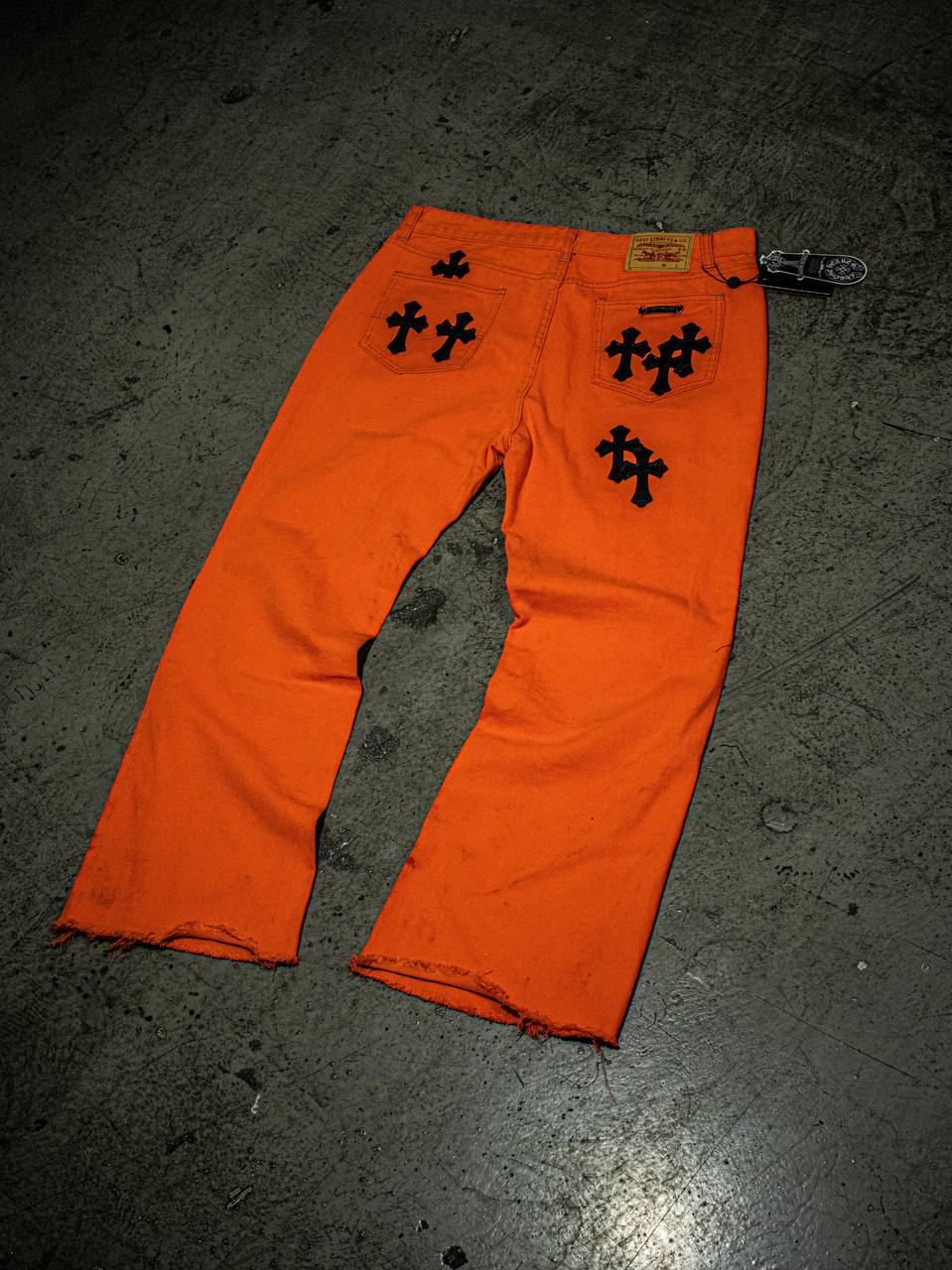 Chröme Hearts x O.W Flared Jeans