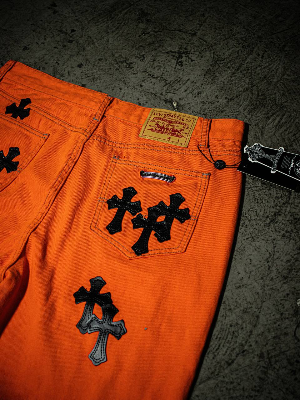 Chröme Hearts x O.W Flared Jeans