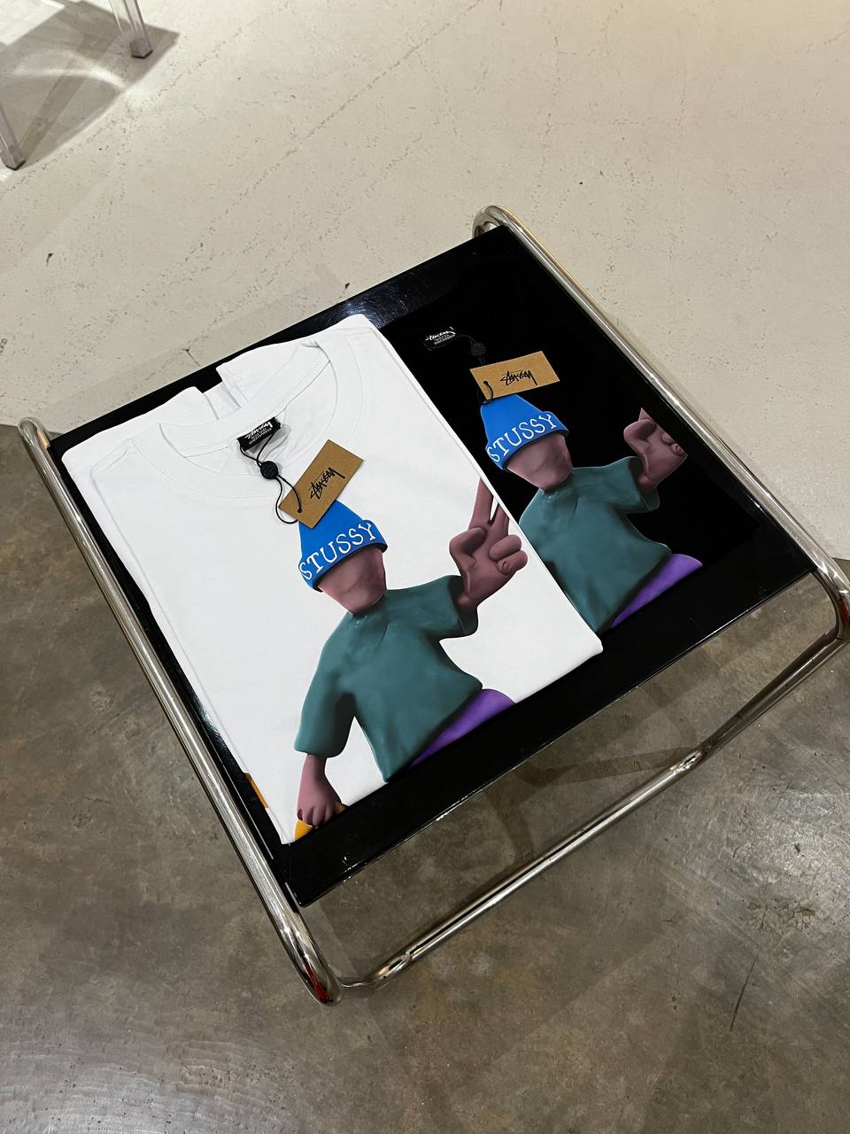 STUSSY PEACE AND PROSPERITY TEE