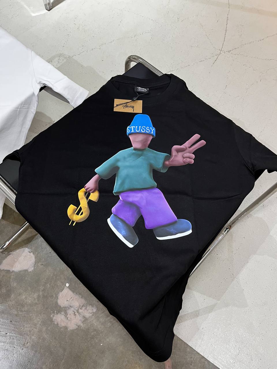 STUSSY PEACE AND PROSPERITY TEE