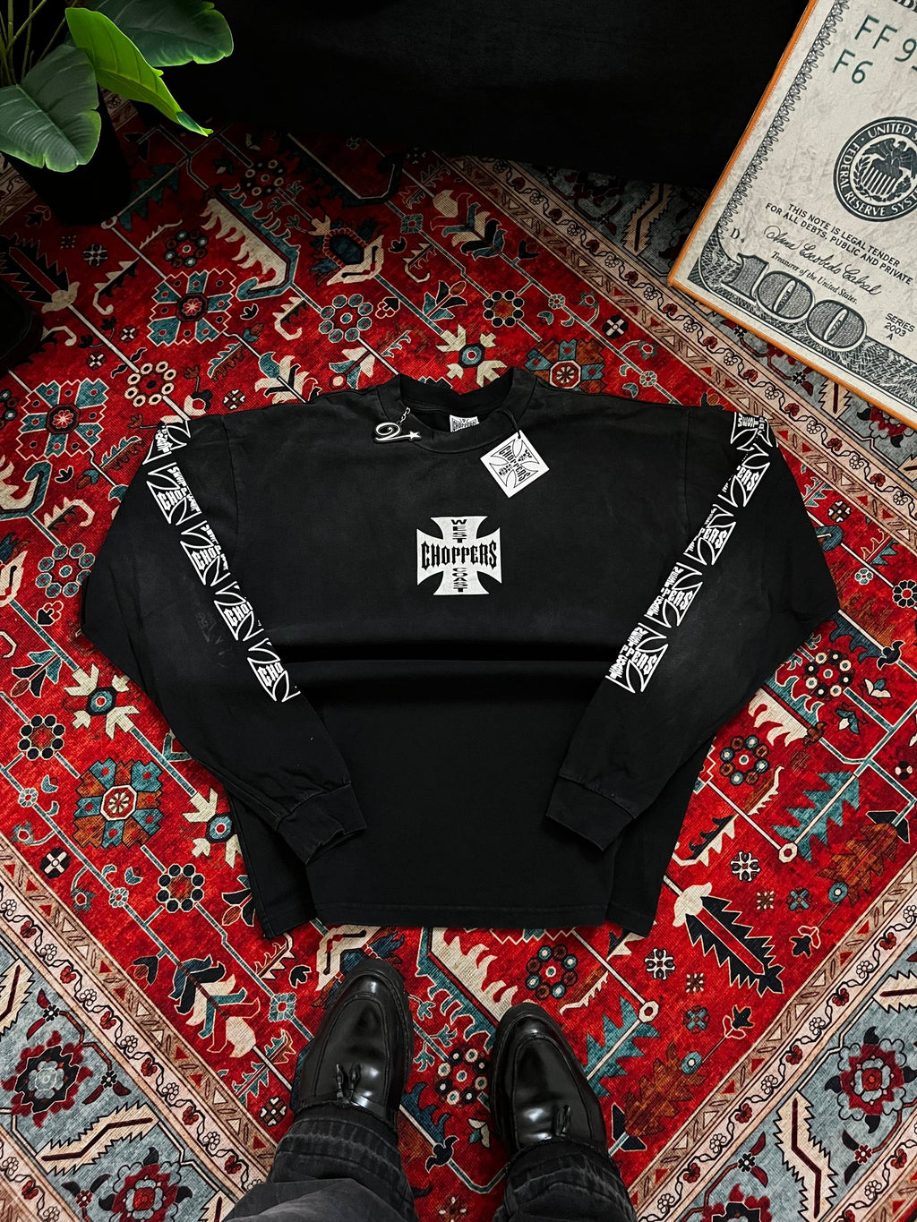 West Coast Choppers OG: Cross Sweater – Black