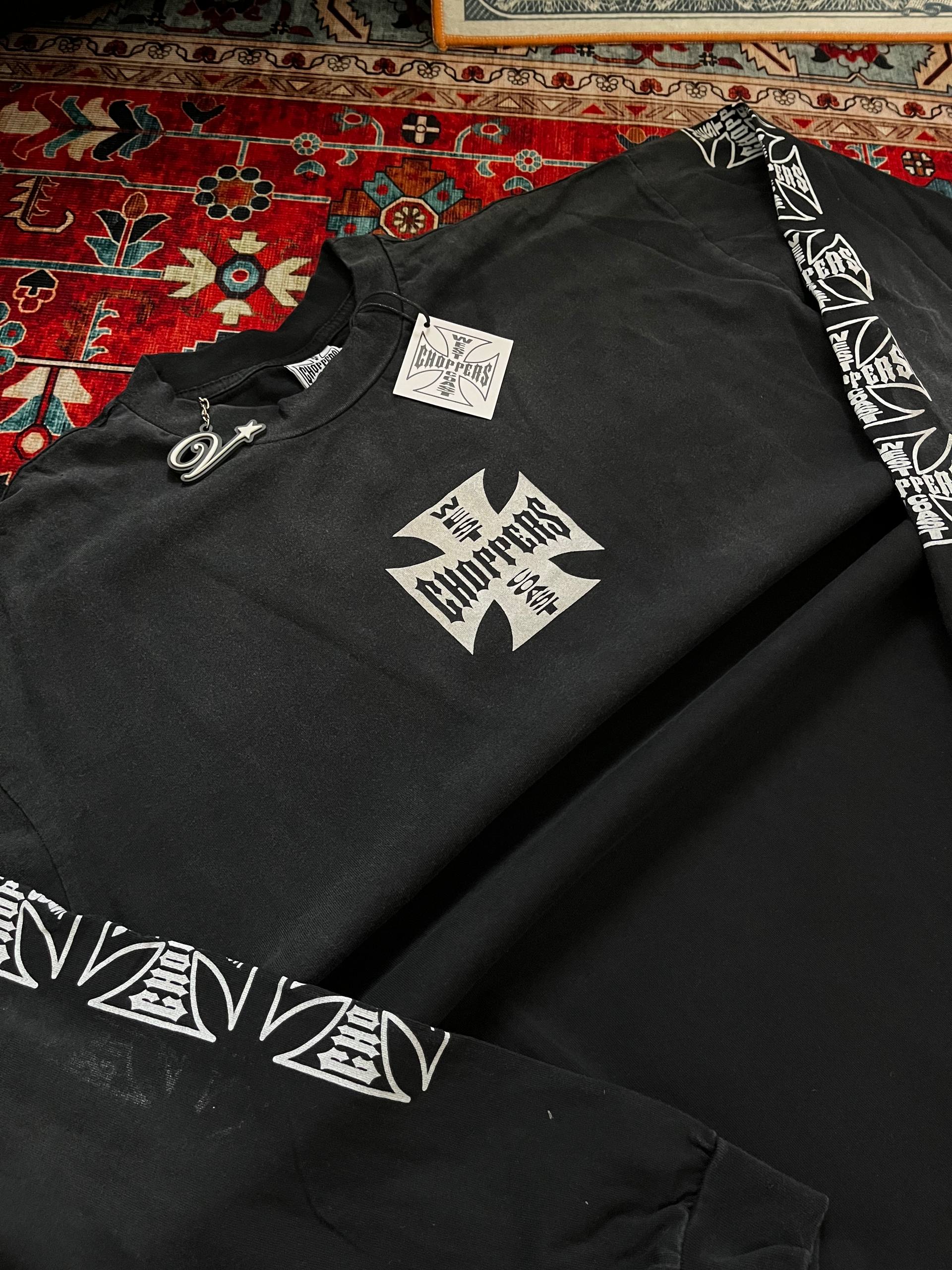 West Coast Choppers OG: Cross Sweater – Black