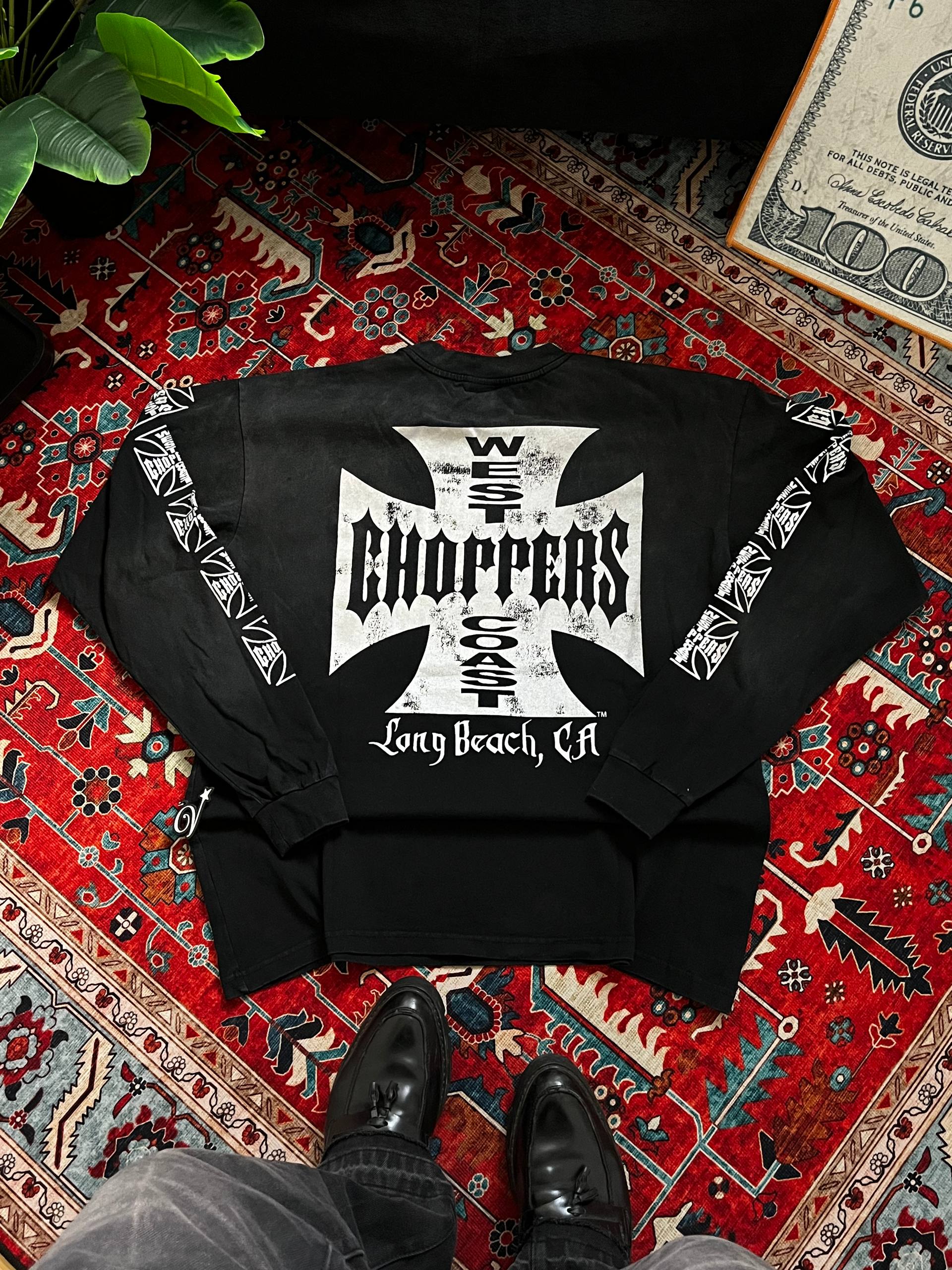 West Coast Choppers OG: Cross Sweater – Black
