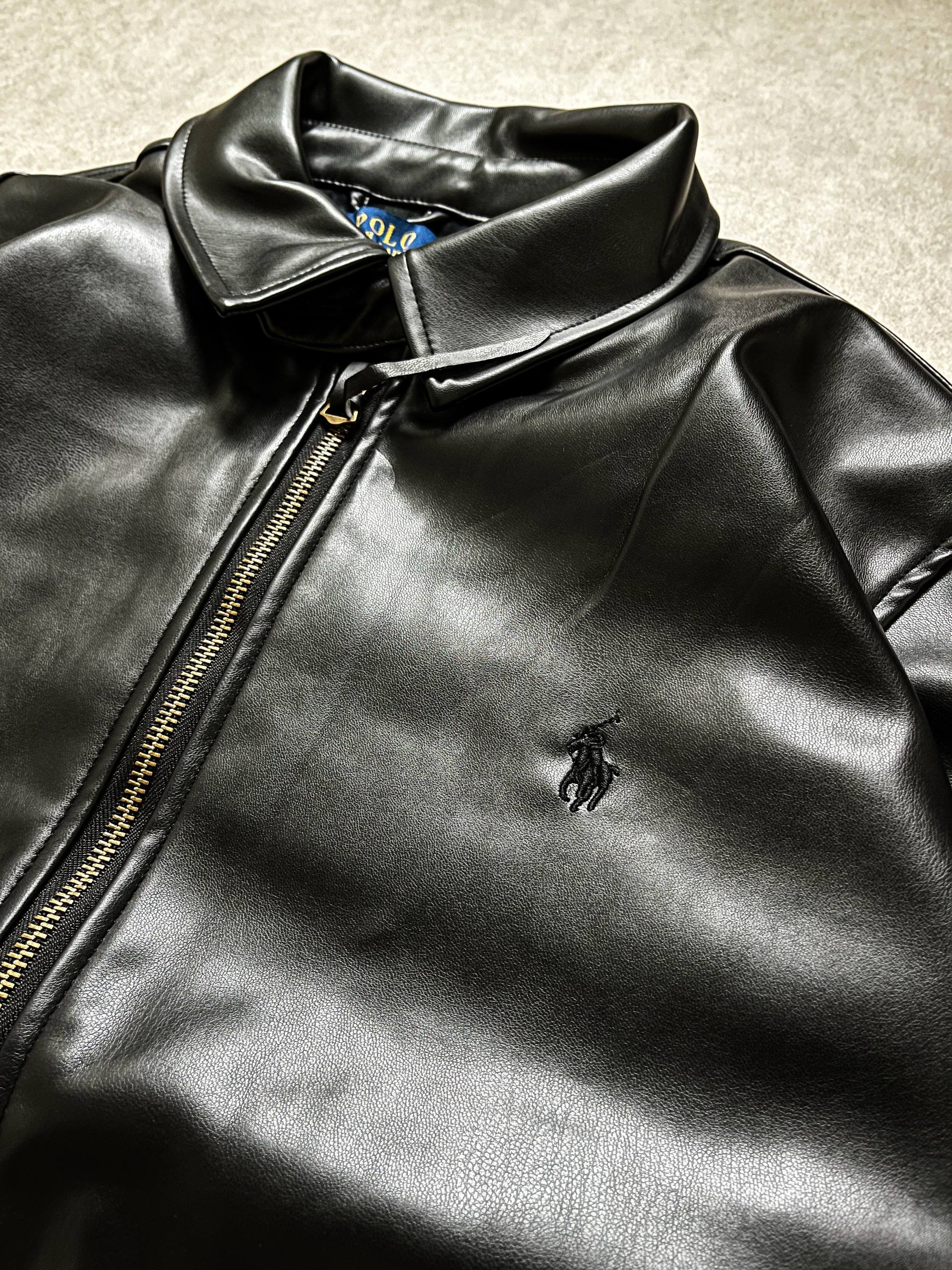 RL Glazed leather jacket