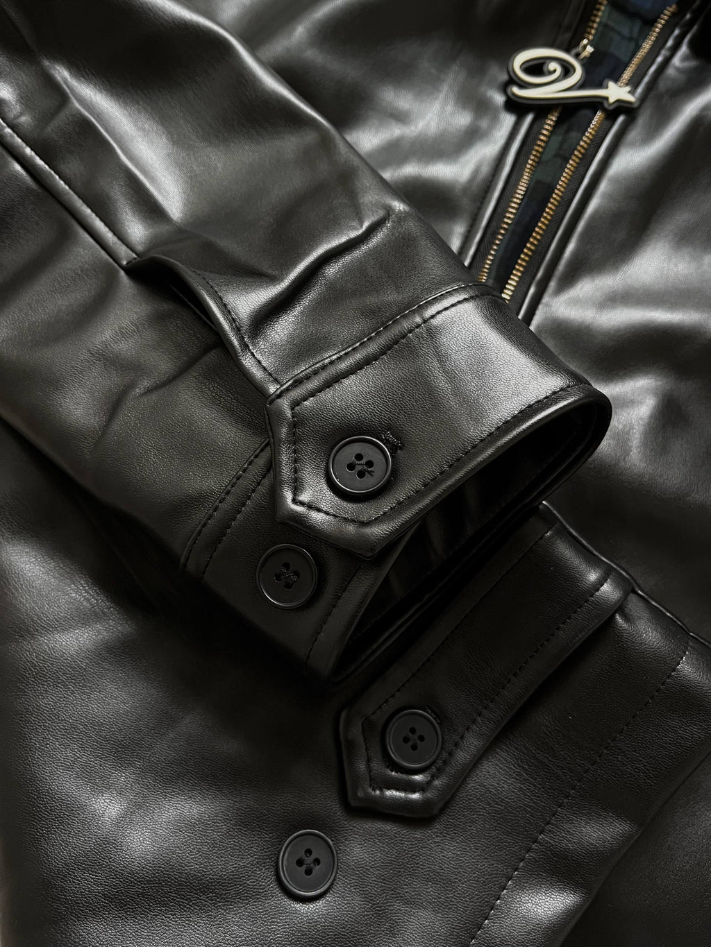 RL Glazed leather jacket