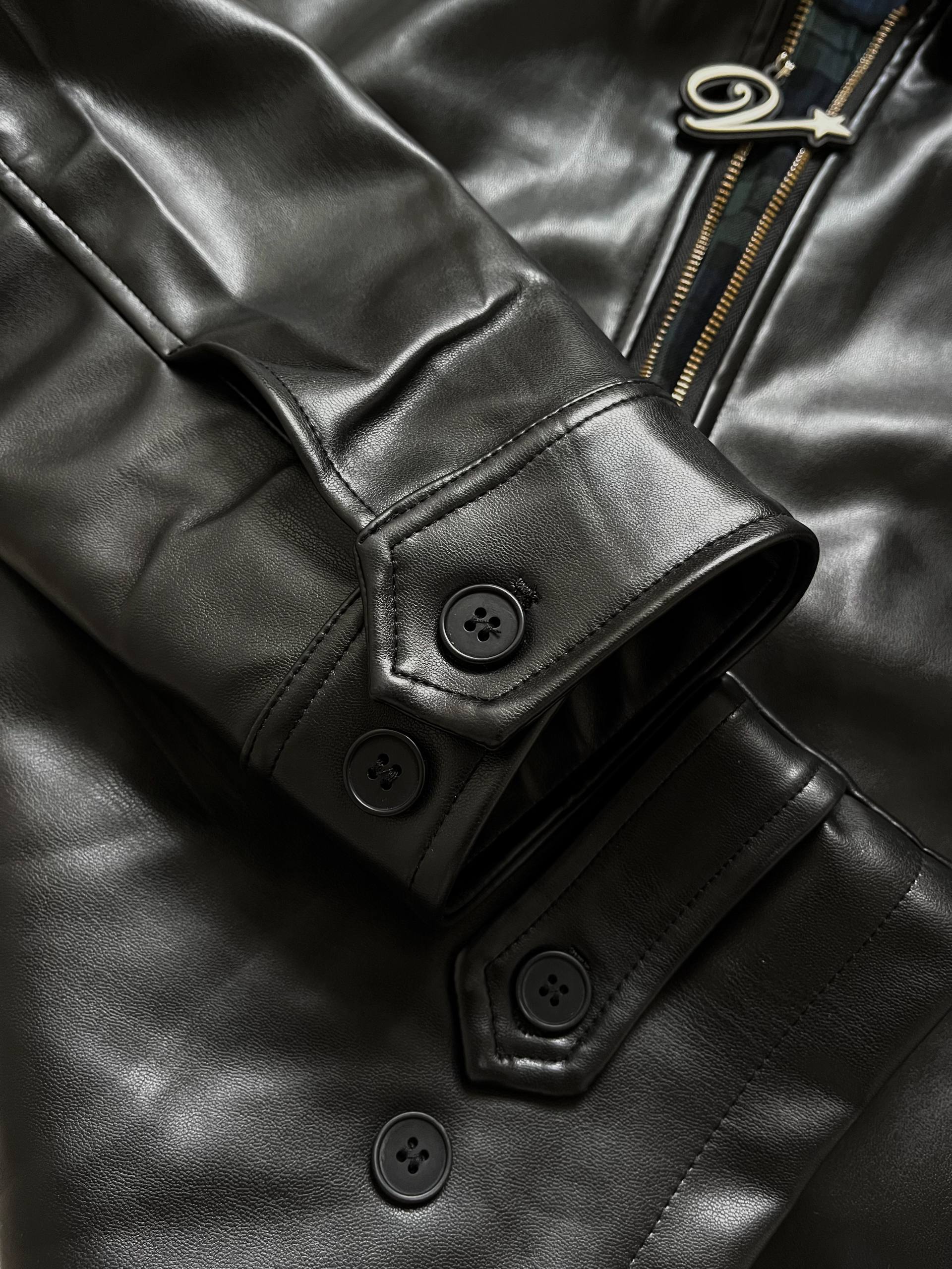 RL Glazed leather jacket