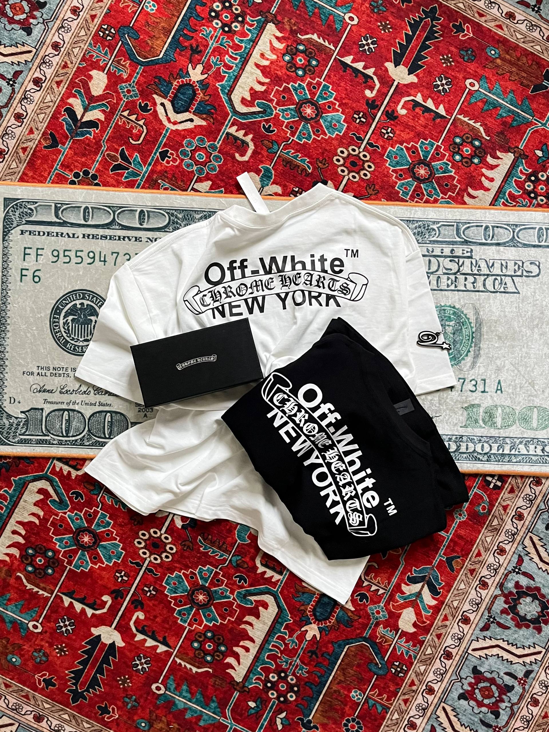 Chrome Hearts X Off White tee