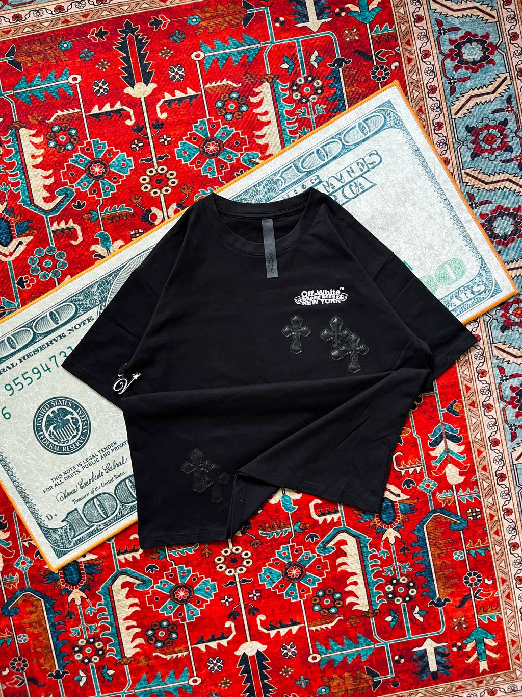 Chrome Hearts X Off White tee