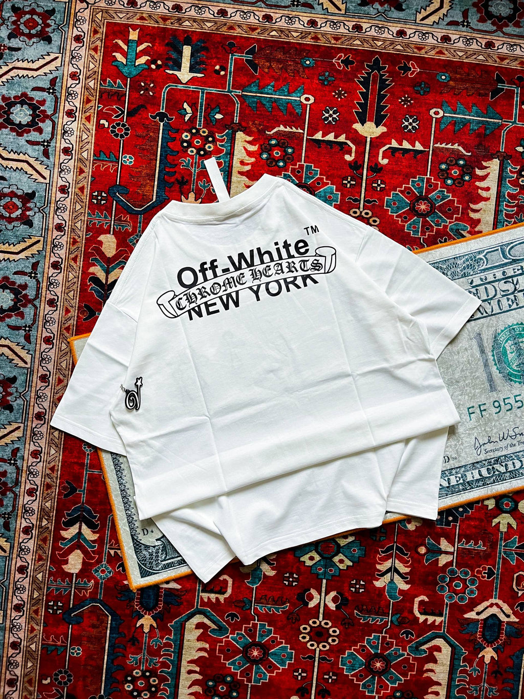 Chrome Hearts X Off White tee