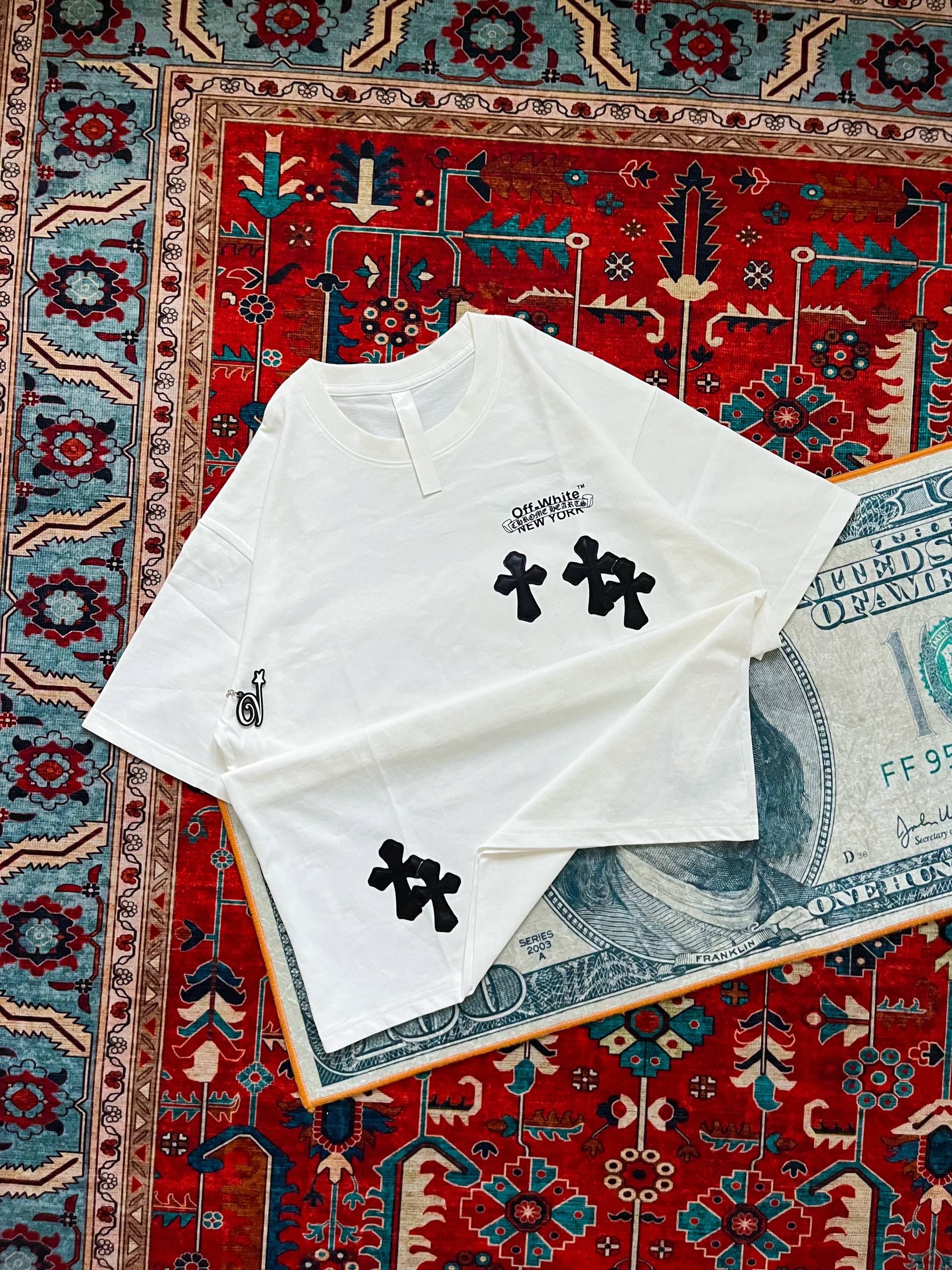 Chrome Hearts X Off White tee