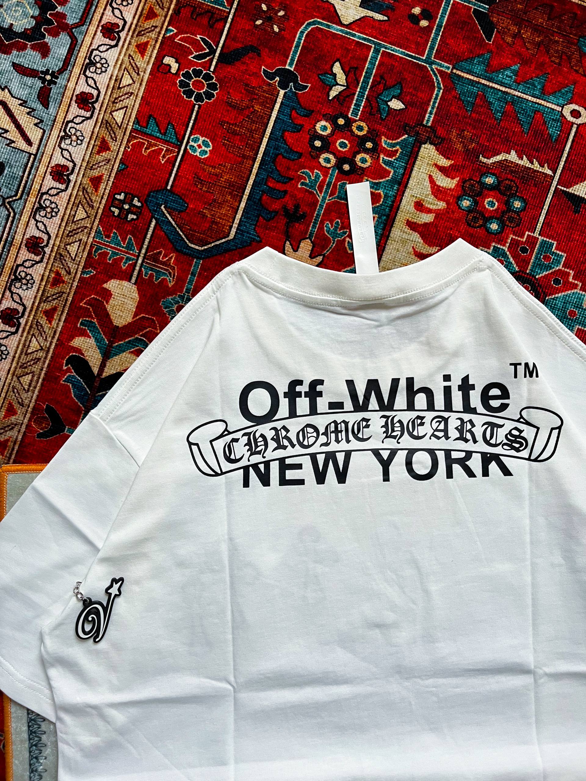 Chrome Hearts X Off White tee