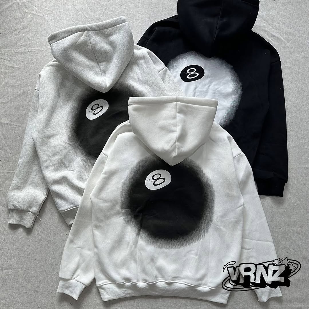 Stussy 8 ball fade hoodie