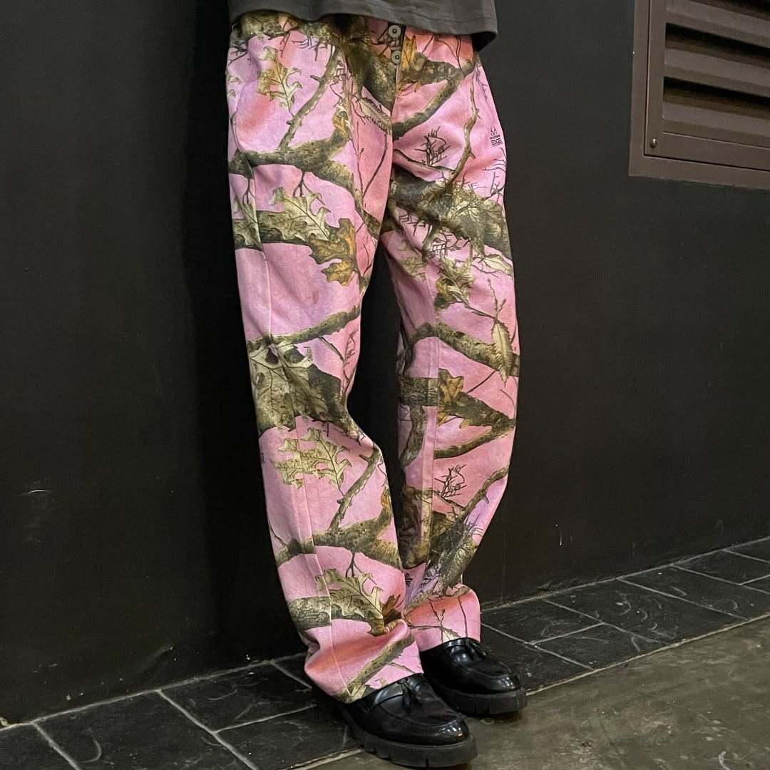 Stussy Real Tree Pants in Pink