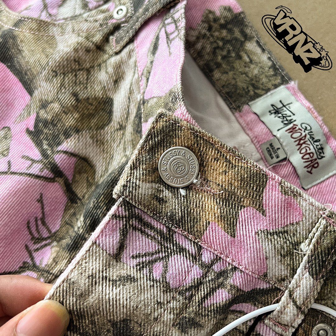 Stussy Real Tree Pants in Pink