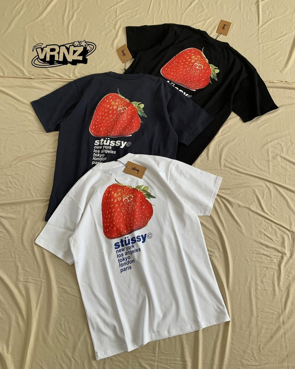 Stüssy strawberry tee