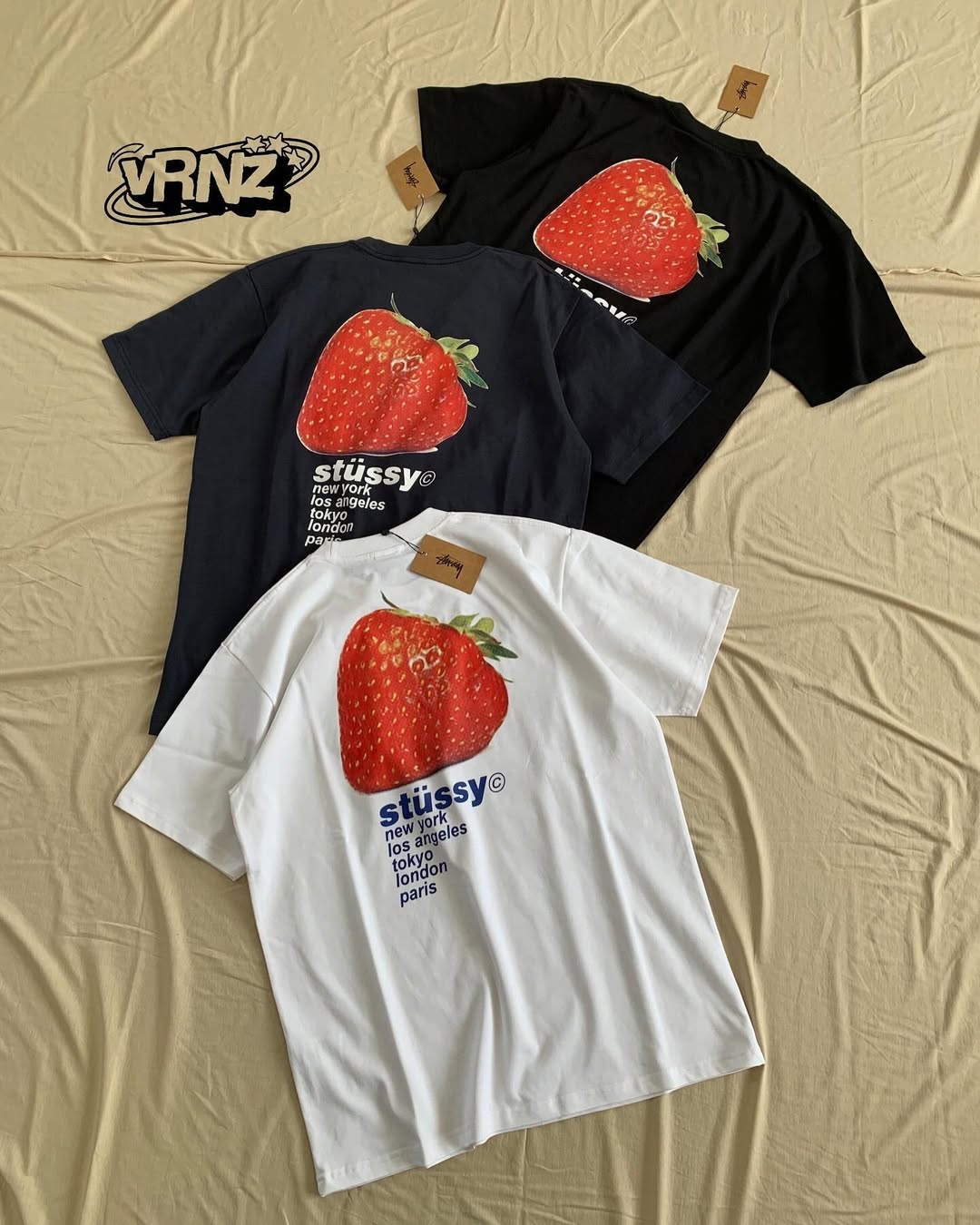 Stüssy strawberry tee