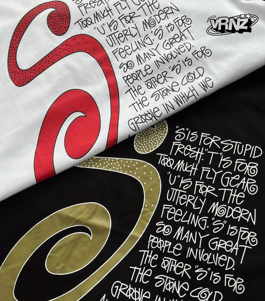 Stüssy talk S tee