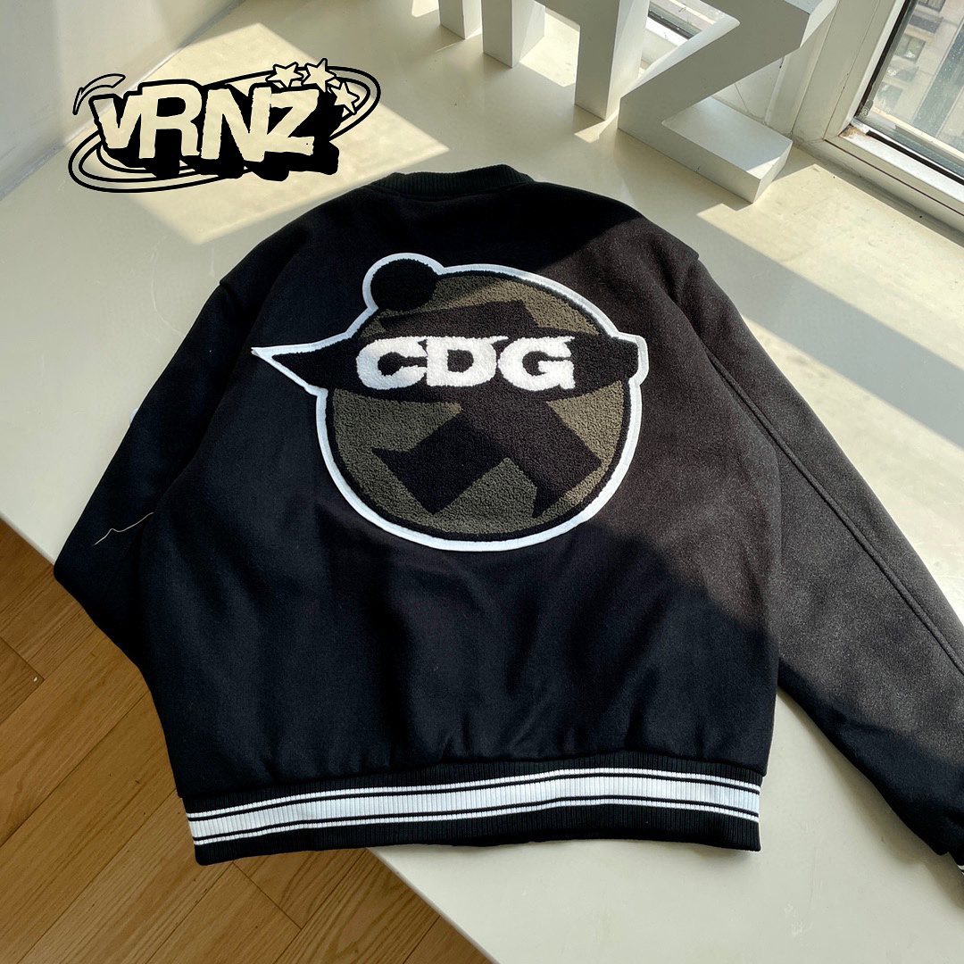 Stussy x CDG Varsity Jacket
