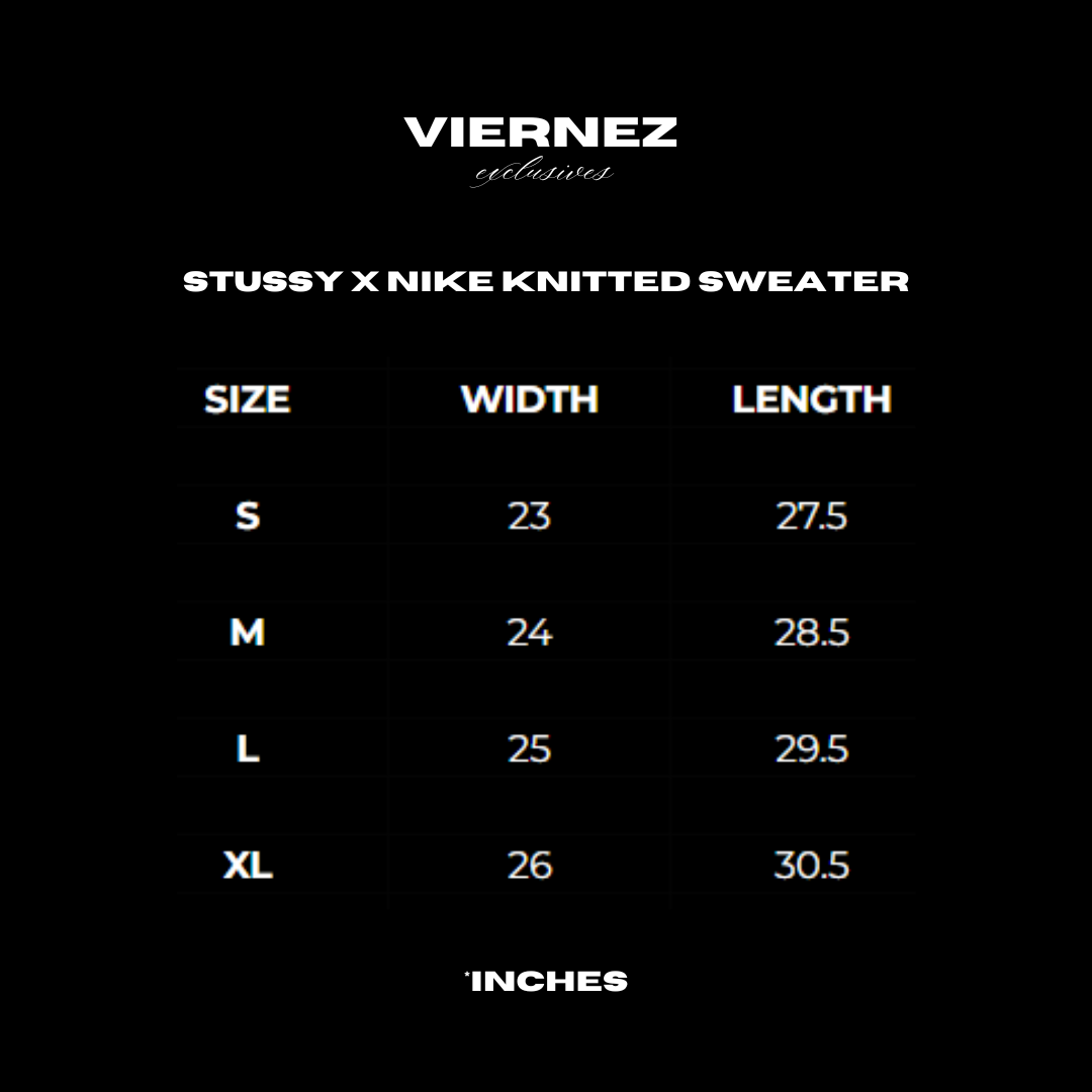 Stussy x Nike knitted sweater