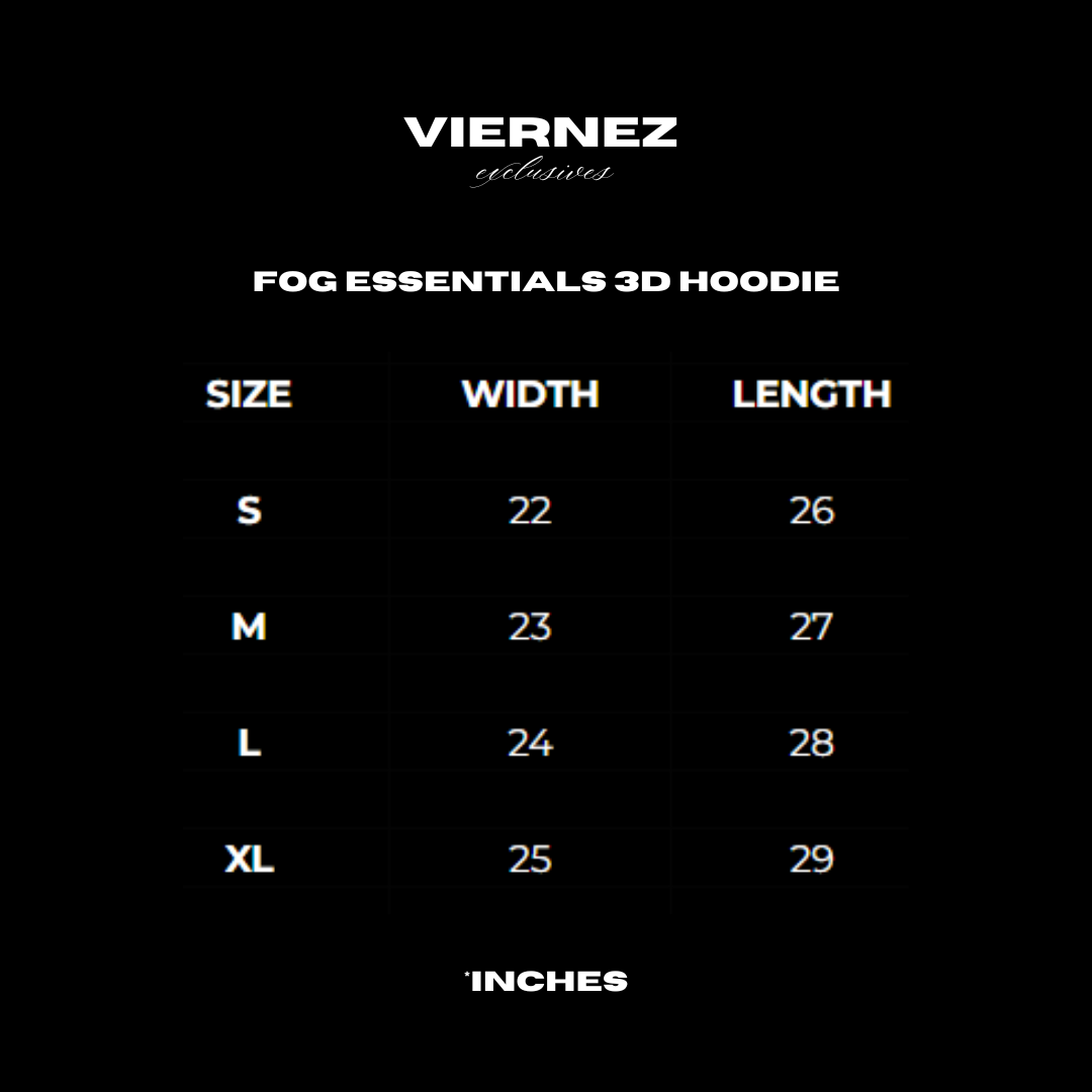 FOG Essentials 3D hoodie