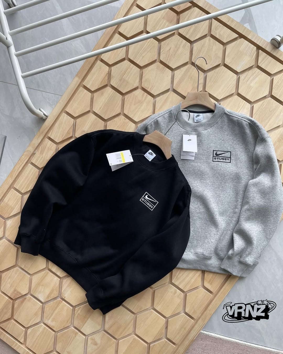 Stüssy x nike crewneck sweater