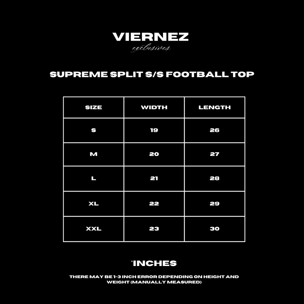 Supreme Split S/S Football top